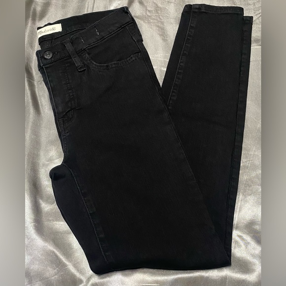 Madewell 9" Mid-Rise Roadtripper Skinny Jeans in Bennett Wash Size 26 - Picture 12 of 14